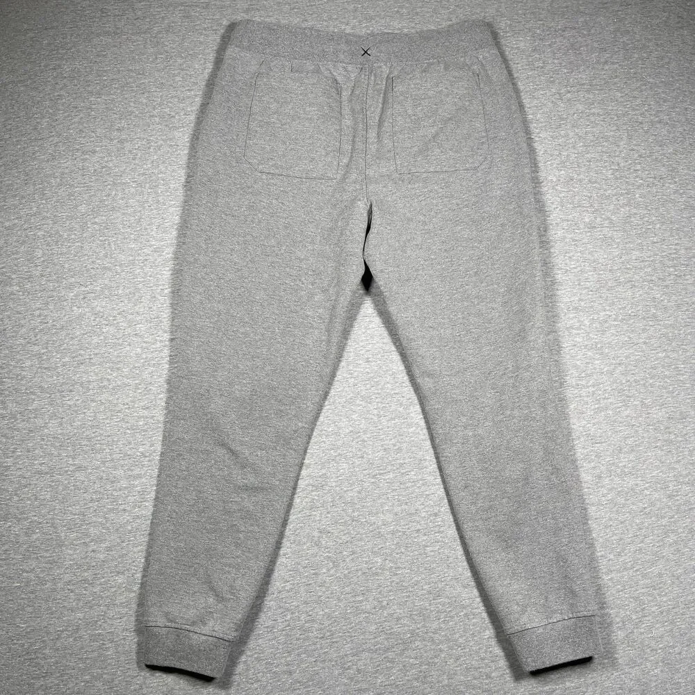 CUTS Pants Mens XL Gray Hyperloop French Terry Jogger Slim Tapered Elastic Waist